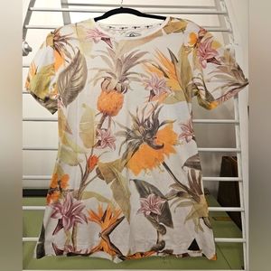 Mens Slim Tropical Tee Shirt